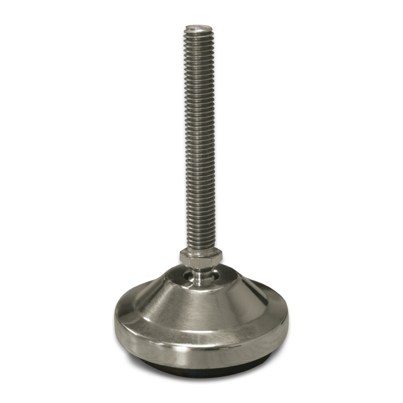 MAİMr - Metal Ayak İnox Mafsallı Kauçuk