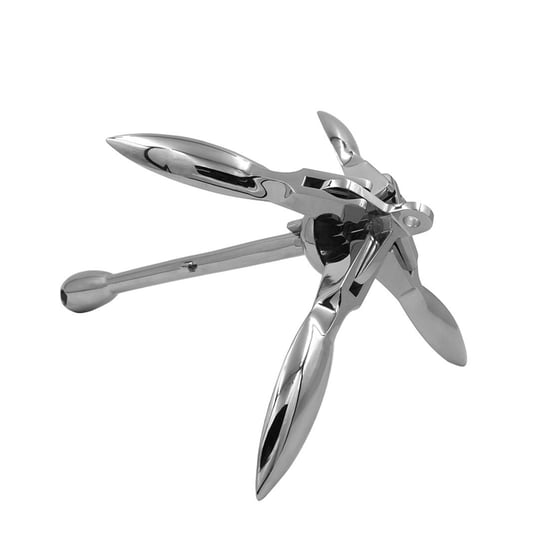 Krom Paslanmaz Katlanır Tekne ve Bot Çapası