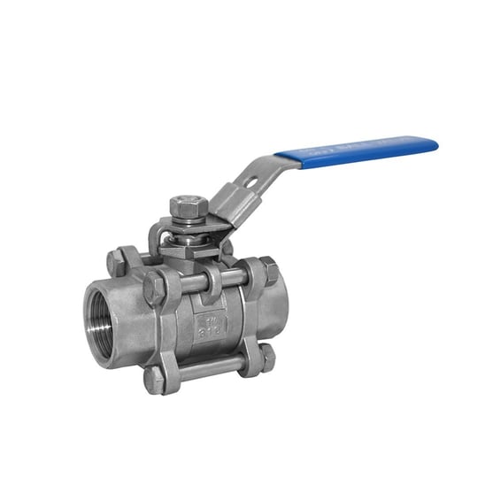 Krom Üç Parçalı Küresel Vana